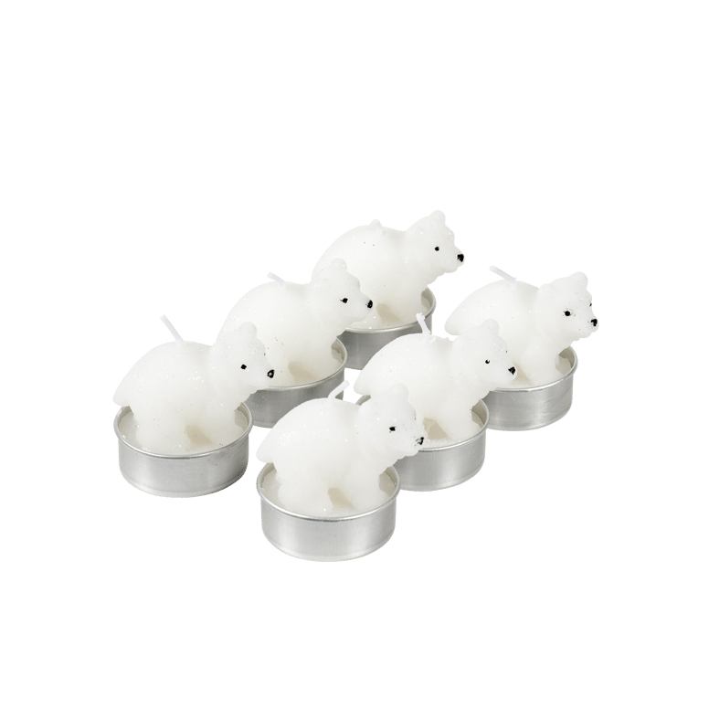 Casa POLA S/6 POLAR BEAR TEA LIGHTS