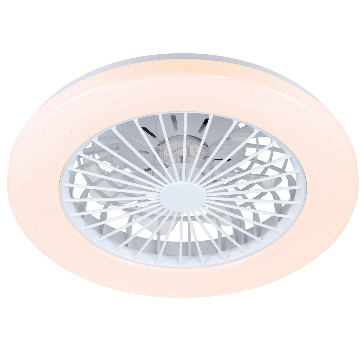 CEILING LIGHT WITH FUNNY PLASTIC FAN WHITE D48 CM LED 50W CCT