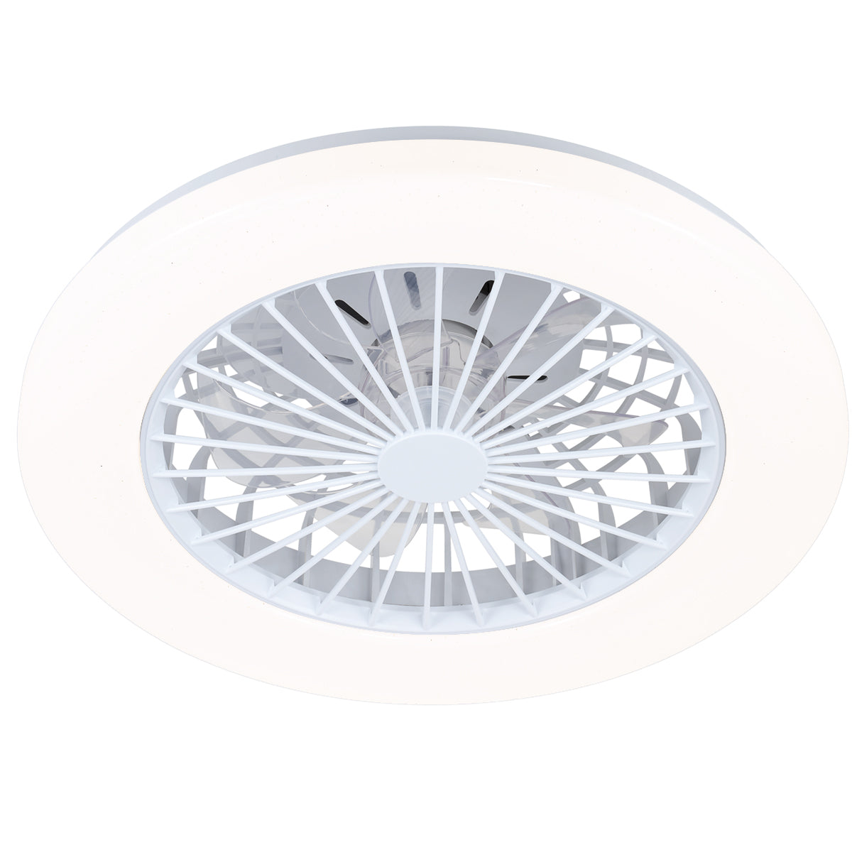 CEILING LIGHT WITH FUNNY PLASTIC FAN WHITE D48 CM LED 50W CCT