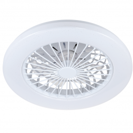 CEILING LIGHT WITH FUNNY PLASTIC FAN WHITE D48 CM LED 50W CCT