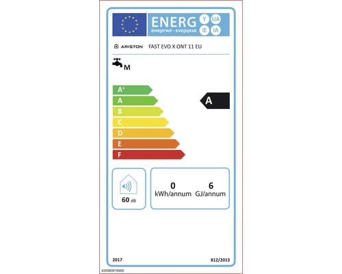 Bricocenter ARISTON FAST EVO X ONT 11 EU METHANE WATER HEATER