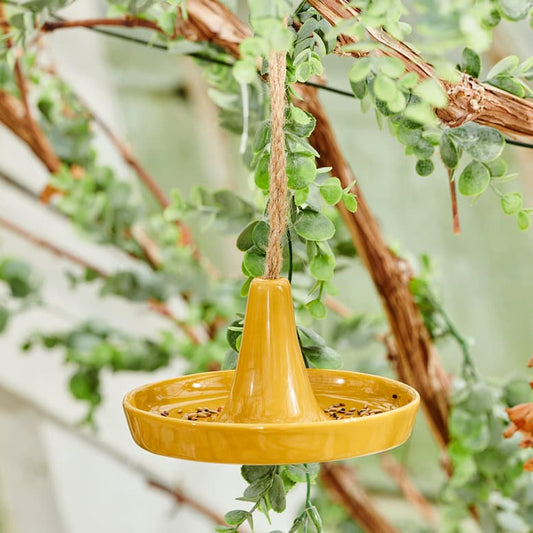 COLIBRI Yellow feeder, H 9,2 cm - Ø 15,8 cm