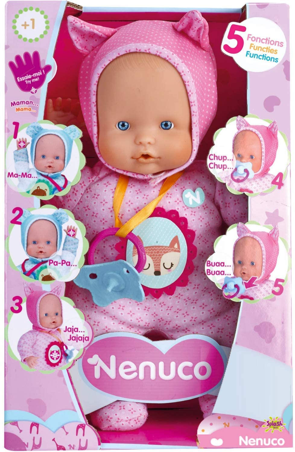 Nenuco - Soft with 5 Functions: Girls