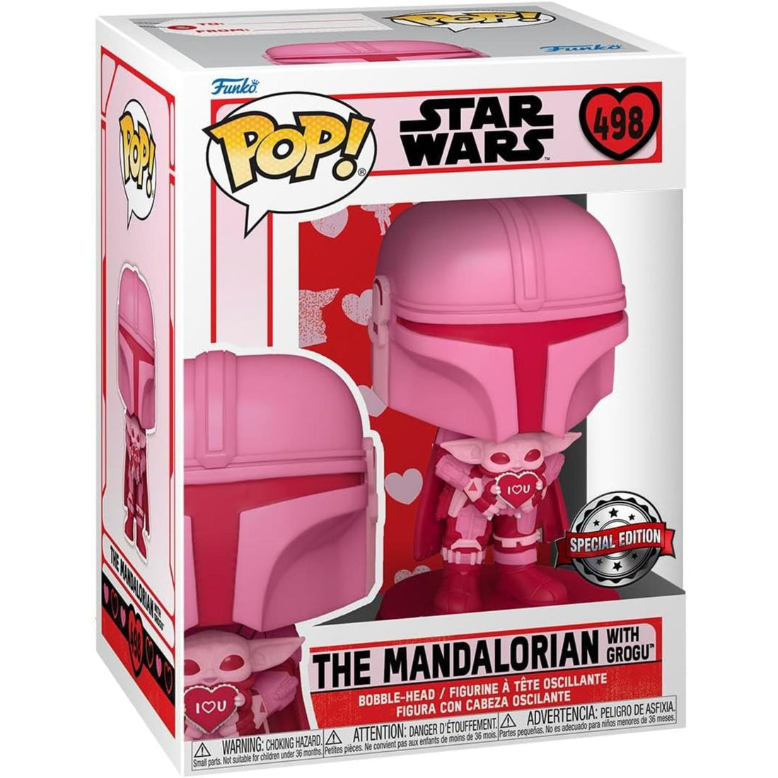 POP Star Wars: Valentines S2- Mando w/Grogu