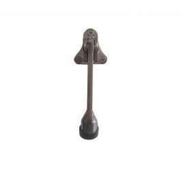 ZAMAK DOORSTOP DIMENSIONS 136X29X42 MM NICKEL FINISH