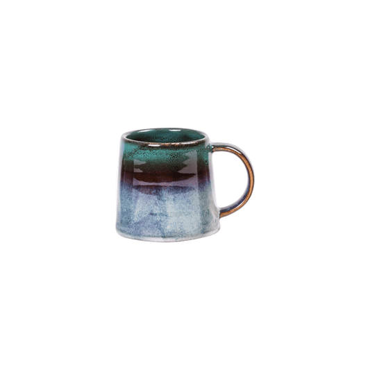 COMA TURQUOISE Mug 45 CL turquoise - set of 4 , H 9,5 cm - Ø 10,5 cm