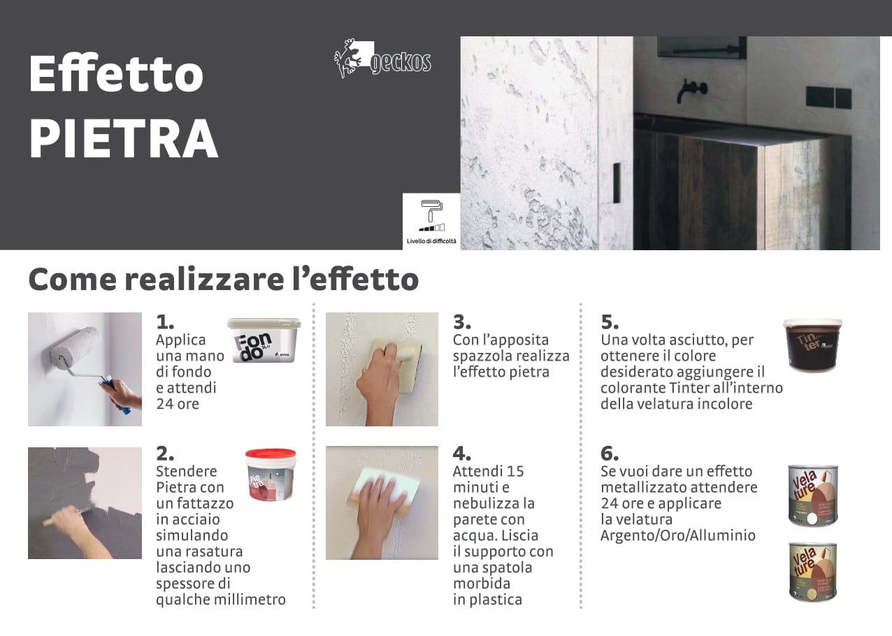 Bricocenter BASE NEUTRA EFFETO PIETRA 8 KG