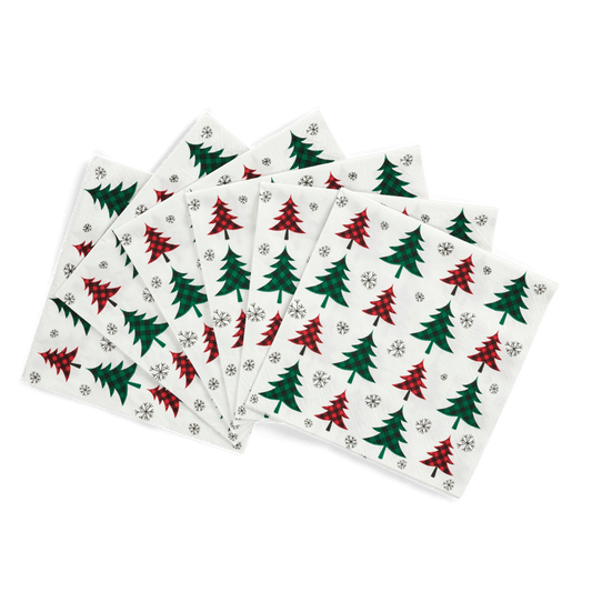 Casa TREE CHECK 20 NAPKINS 33X33