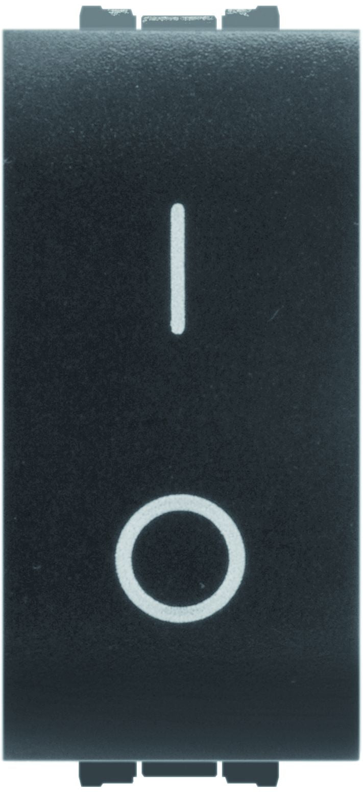 16A FLEXI DOUBLE POLE SWITCH BLACK