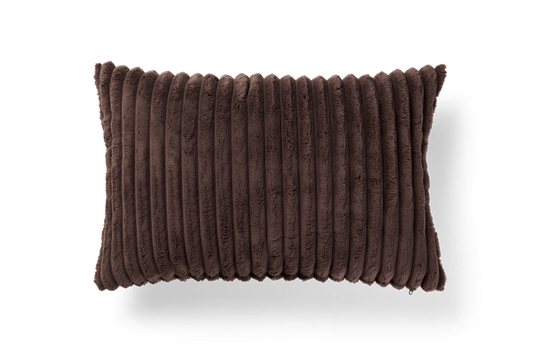 BUTTER Dark brown cushion, W 40 x L 60 cm