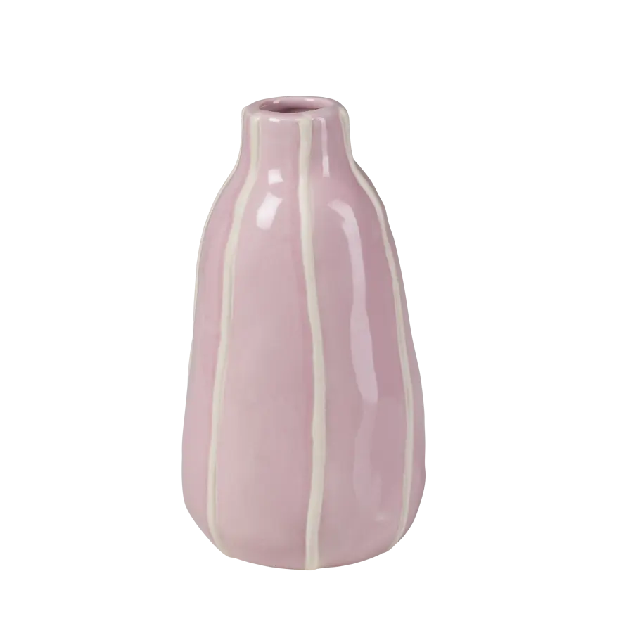 PASTELLI Violet vase H 20,5 cm - Ø 11,6 cm