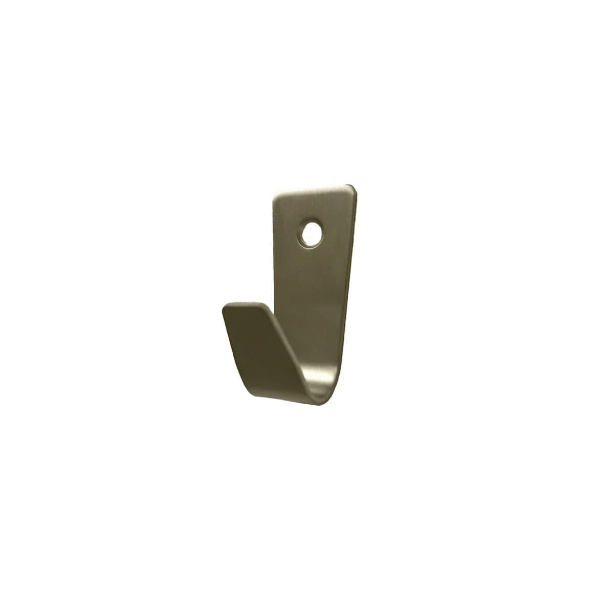 Bricocenter GALVANIZED COAT HOOKS SINGLE PRODUCT SIZE 50X20X2MM 4PCS