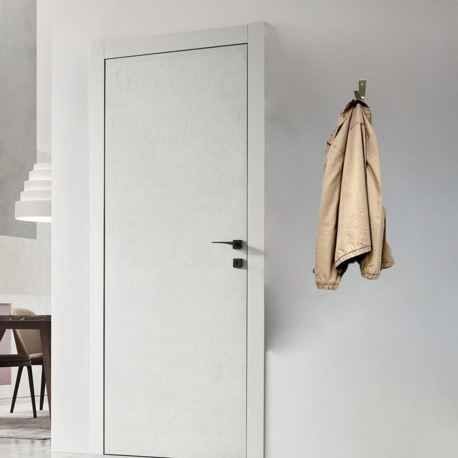 Bricocenter GALVANIZED COAT HOOKS SINGLE PRODUCT SIZE 50X20X2MM 4PCS