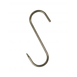 2 STAINLESS STEEL BUTCHER HOOKS D.100