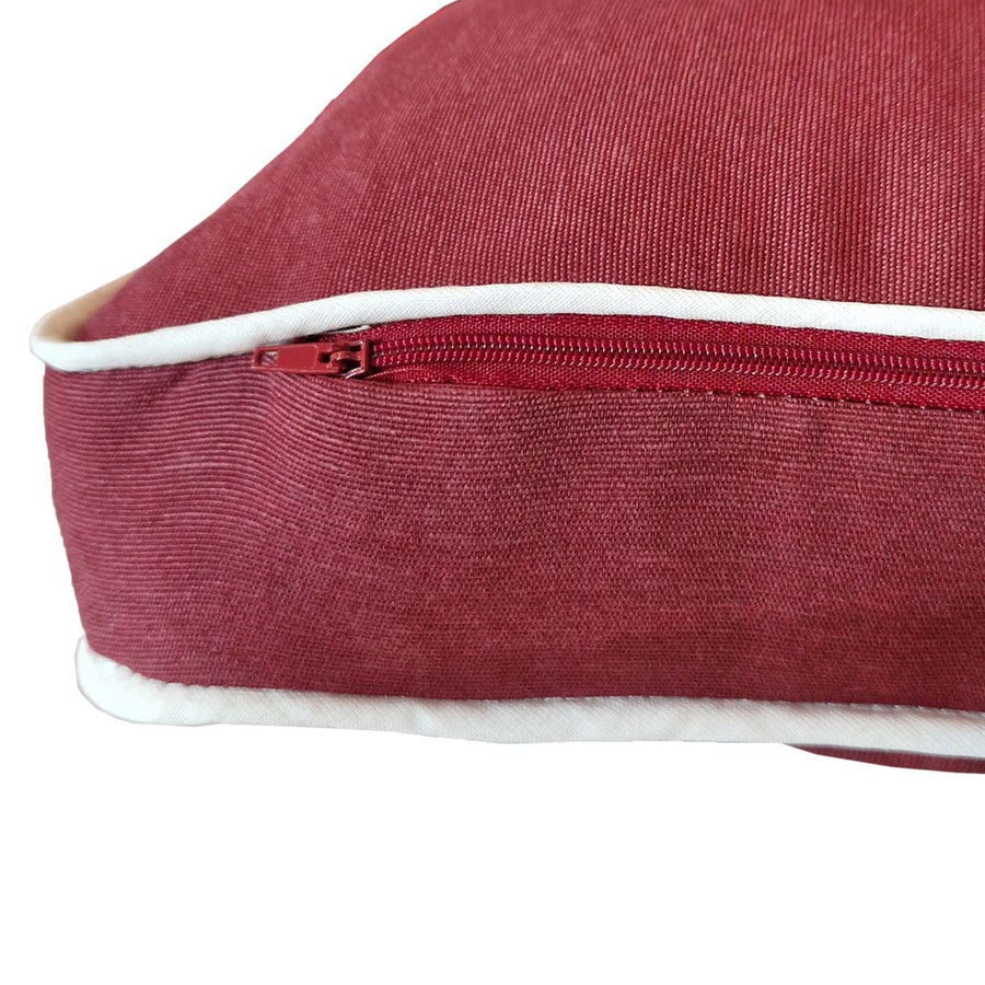 30X50 COCKTAIL MATTRESS PILLOW DOUBLE COTTON PIPING