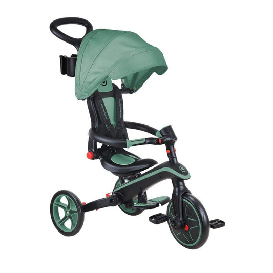 Toys Globber - Xplorer Trike Foldable 4 in 1 - Olive