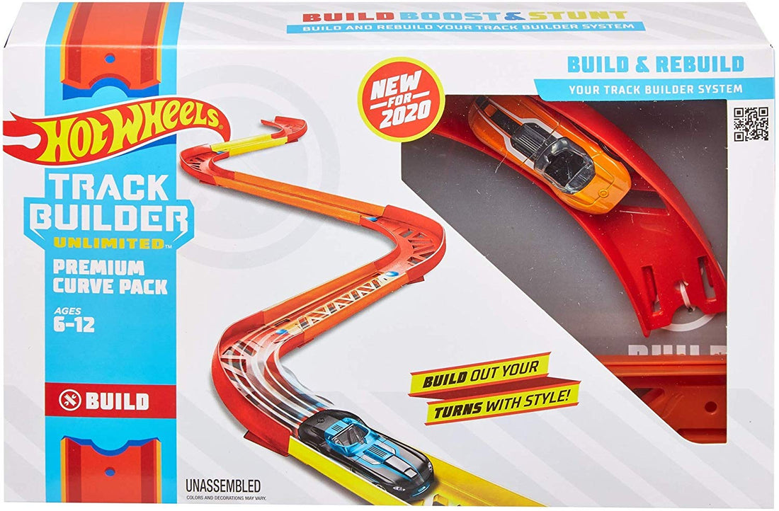 Hot Wheels - Track Builder: Pack Curve Fenomenali