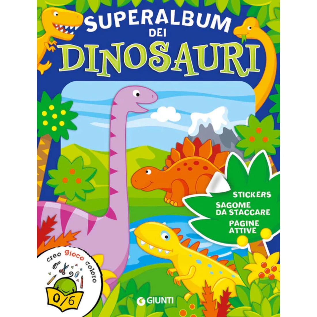 Dinosaurs Superalbum (with stickers and templates)