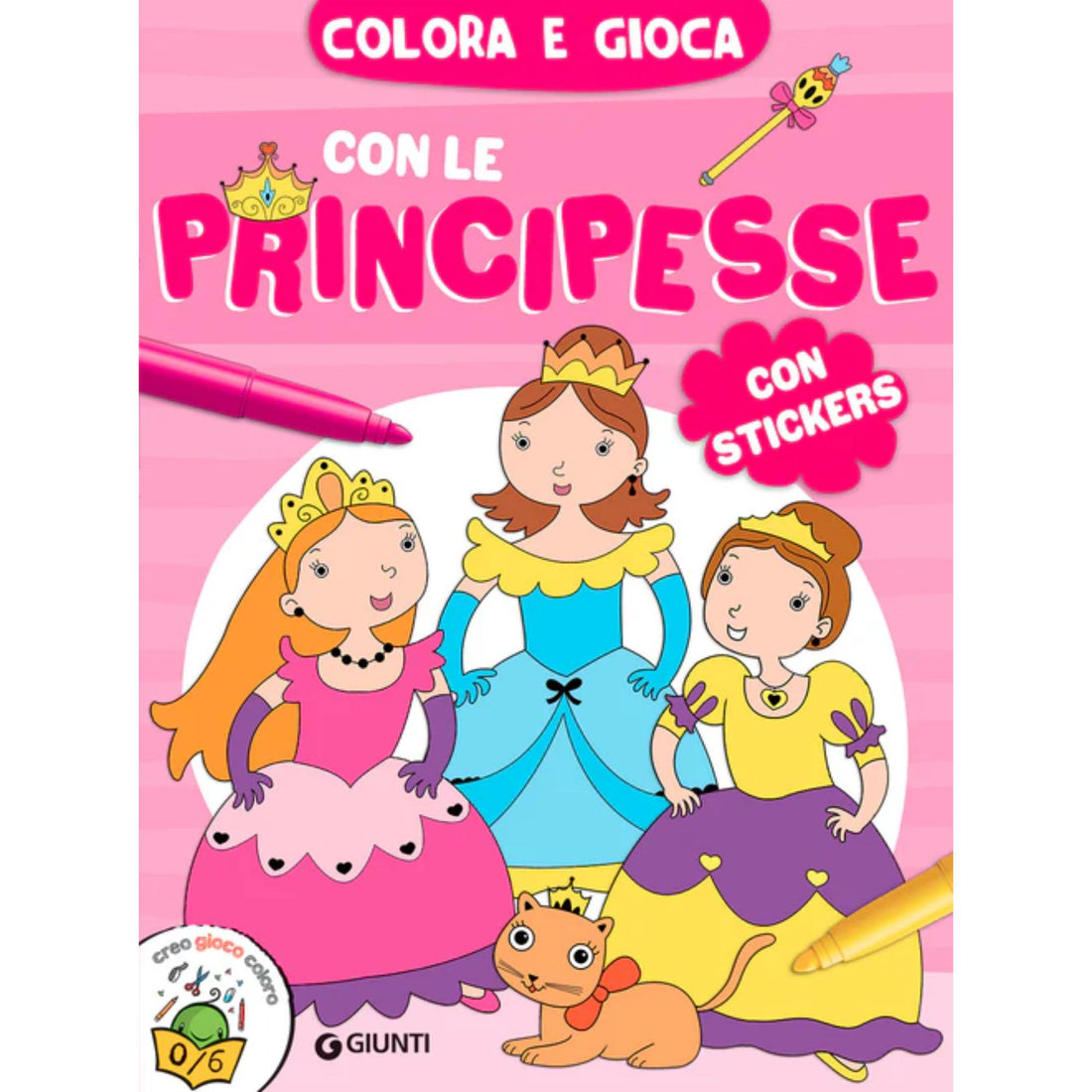 Color and play with the princesses