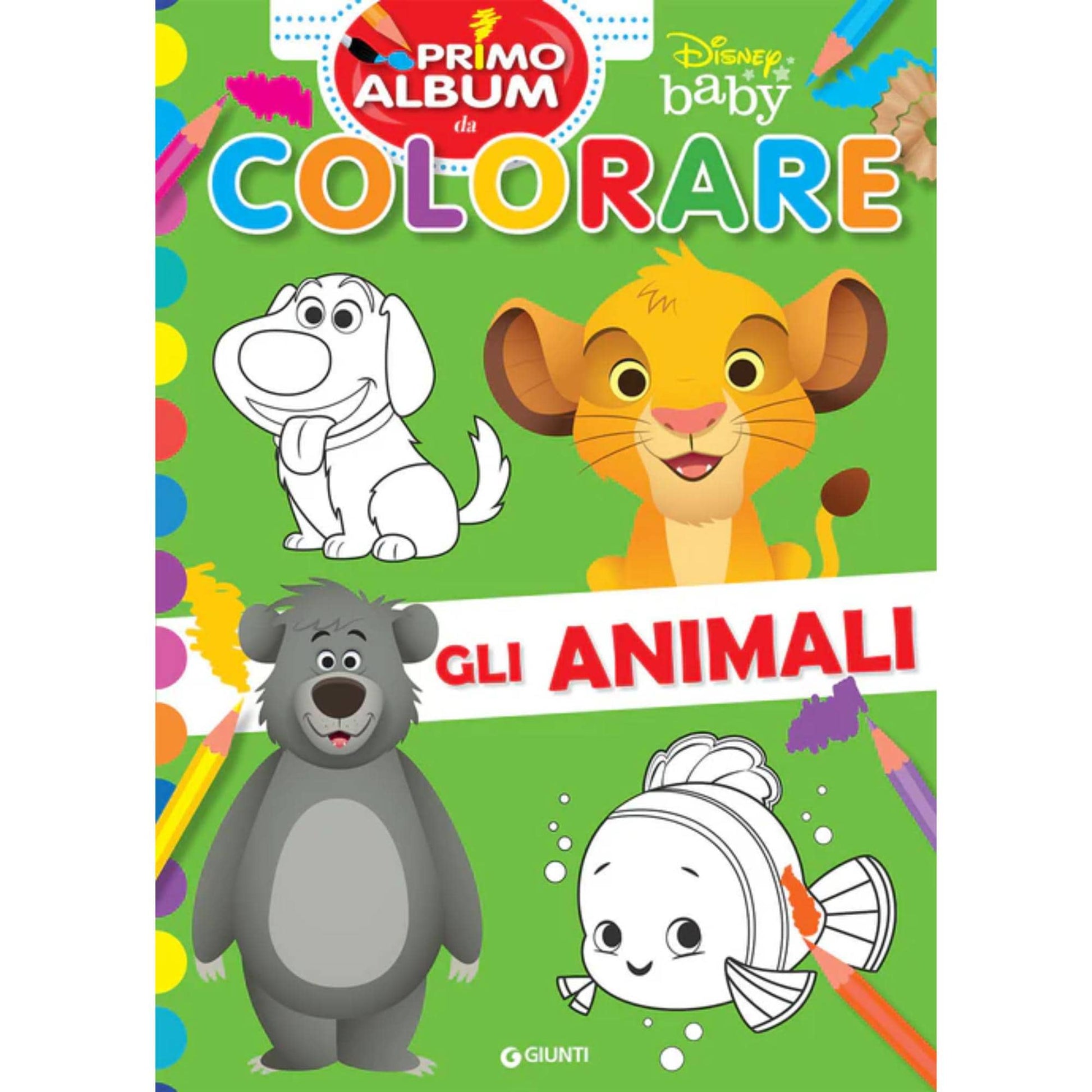 Toys Disney Baby - First coloring book - The animals