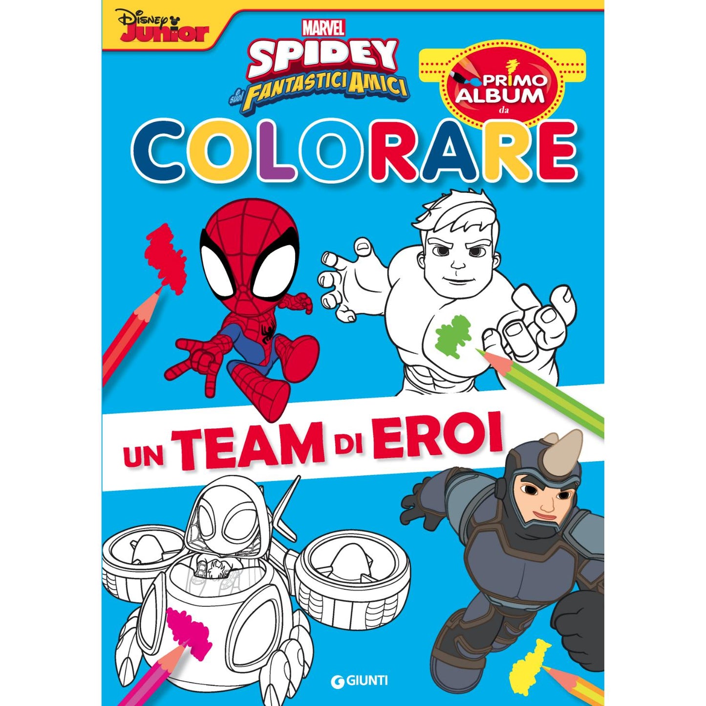 First coloring book Marvel Spidey and his amazing friends