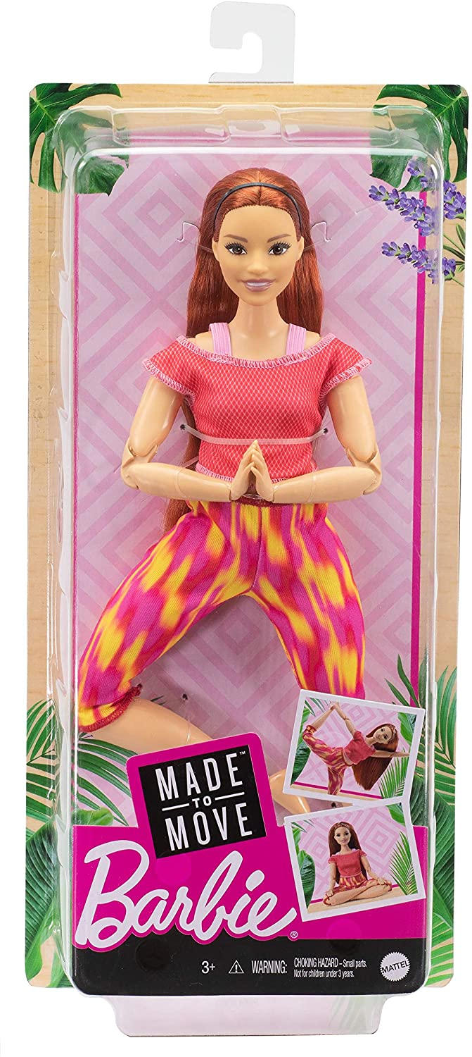 Barbie - Made to Move Yoga: Red Hair and Pink Suit