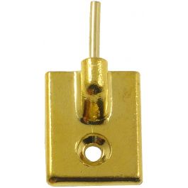 4 SWISS GOLD PLASTIC HOOKS