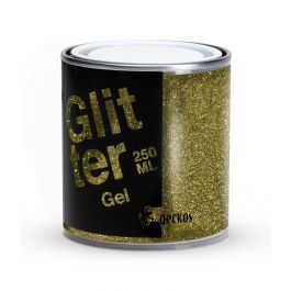 GLITTER FOR WATER PAINT GOLD 250 ML
