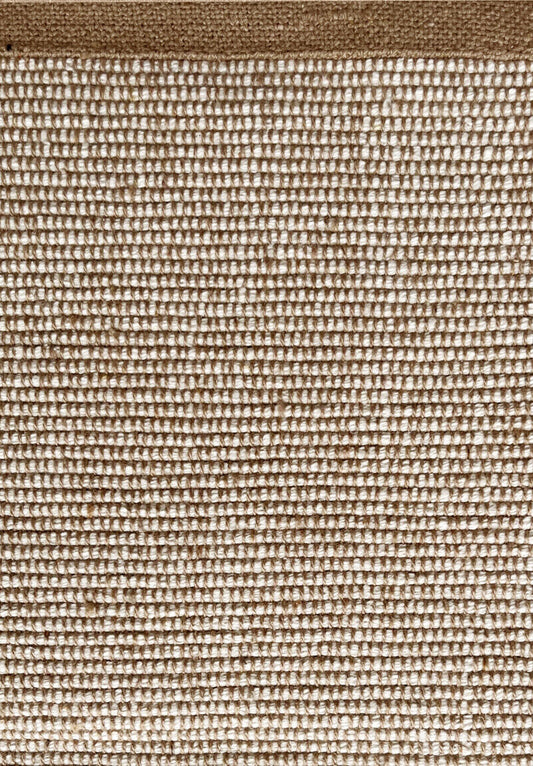 Beige cotton glam rug, 50x80 cm