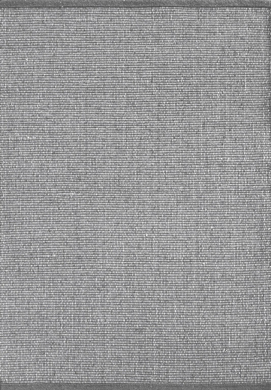Glam grey cotton rug, 50x140 cm