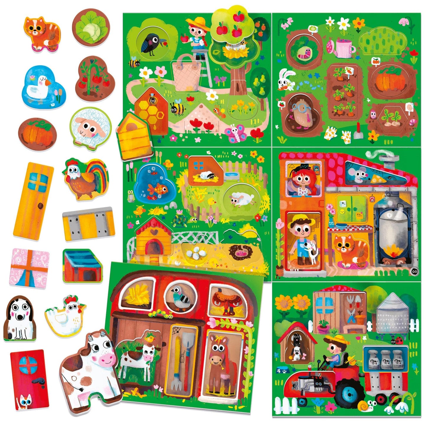 Toys Play Farm Montessori