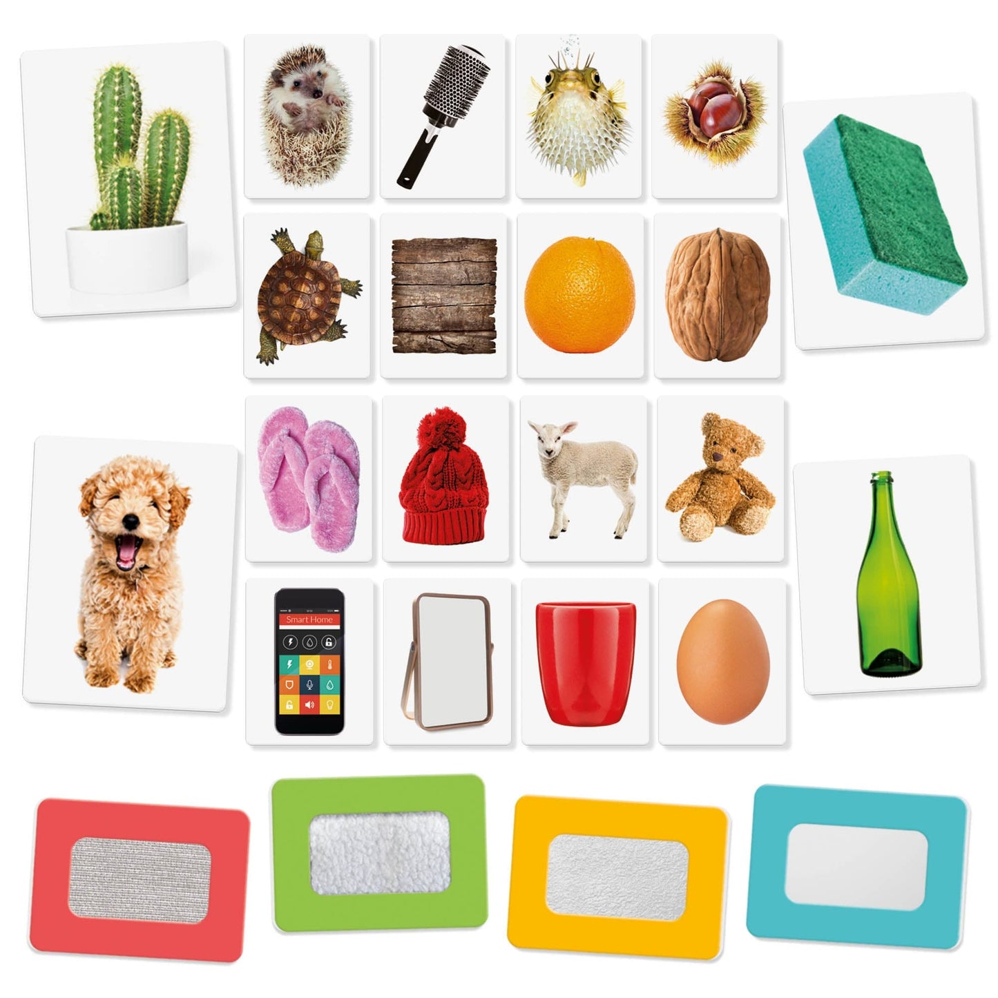 Toys Flashcards Tactile Montessori