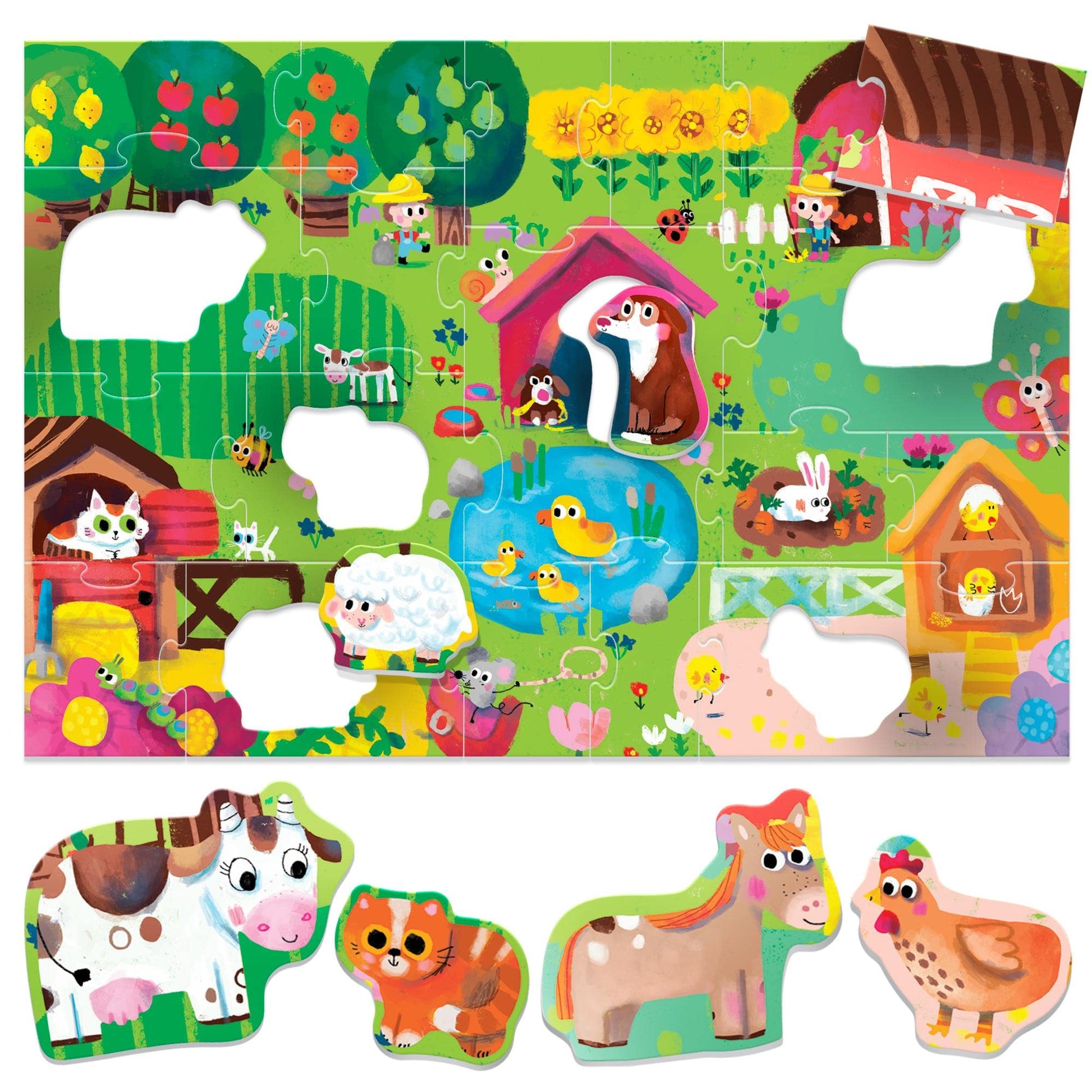 Ecoplay - Shaped Puzzle Farm