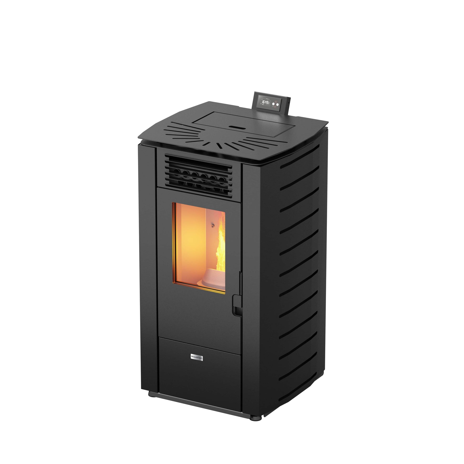 Bricocenter STUFA A PELLET HELLA  EQUATION L1 7 KW COLORE NERA