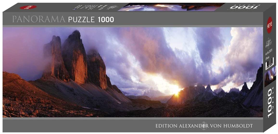 Toys 1000 Piece Panorama Puzzle - Humboldt Edition: Three Peaks