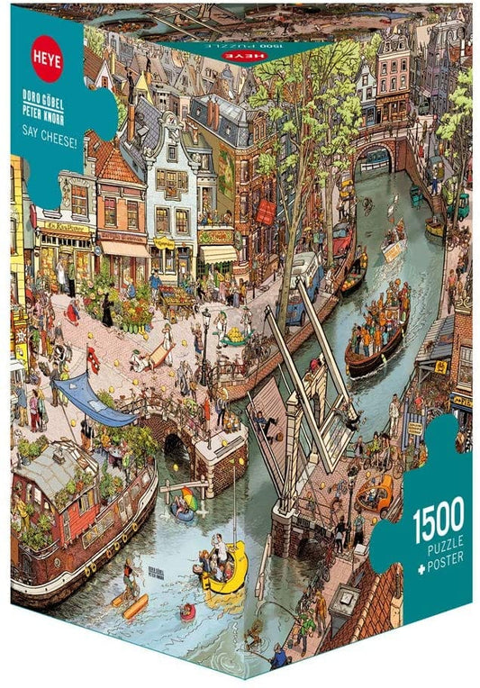 Toys 1500 Piece Triangular Puzzle - Göbel / Knorr: Say Cheese!