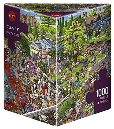 Toys 1000 Piece Triangular Puzzle - Tanck: Party Cats