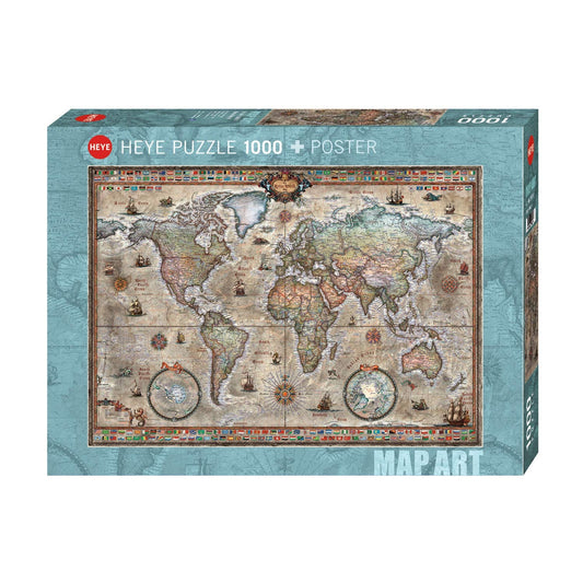 Toys 1000 Piece Puzzle - Ancient World Map