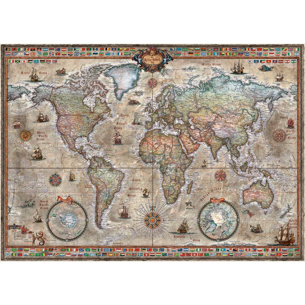 Toys 1000 Piece Puzzle - Ancient World Map