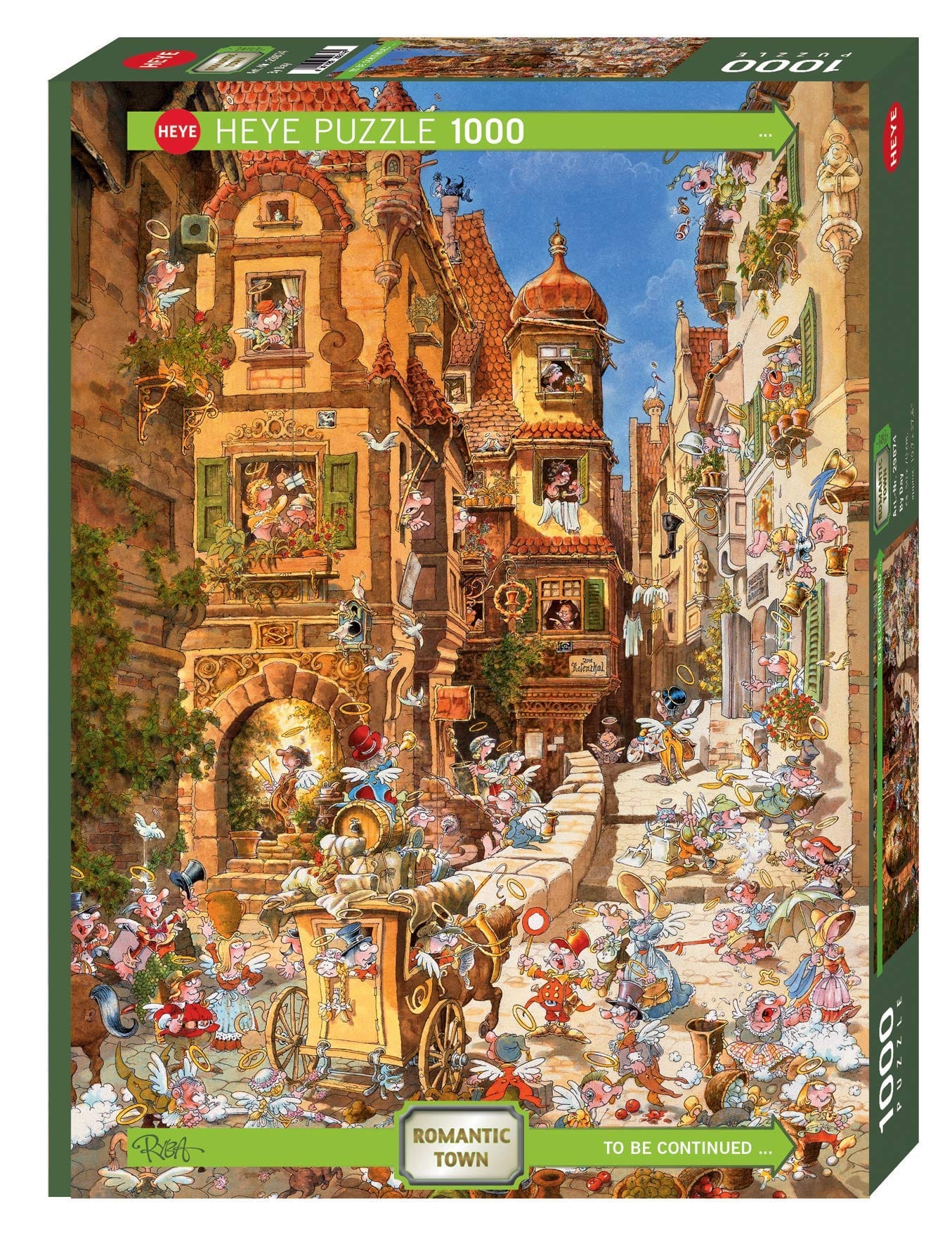 Toys Puzzle Da 1000 Pezzi - Romantic Town: By Day