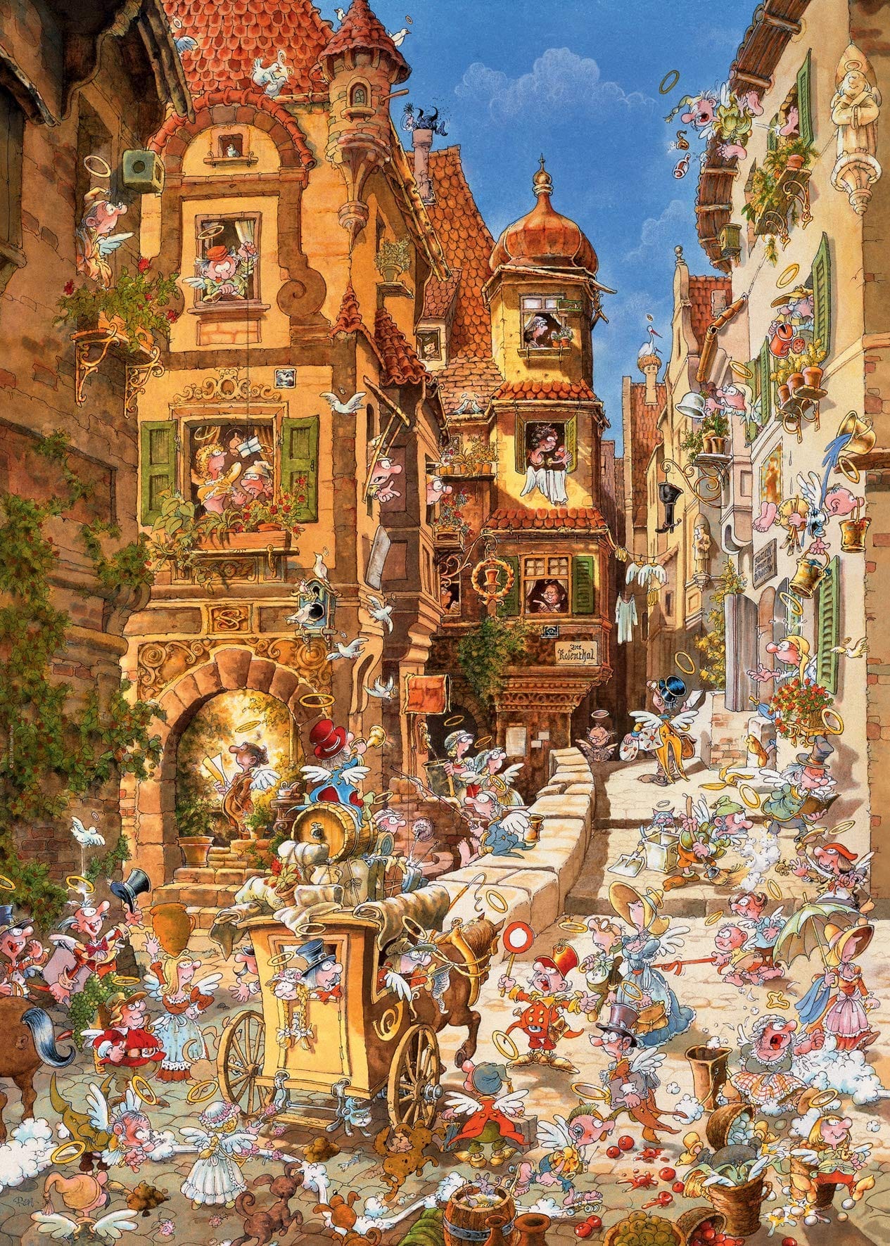 Toys Puzzle Da 1000 Pezzi - Romantic Town: By Day