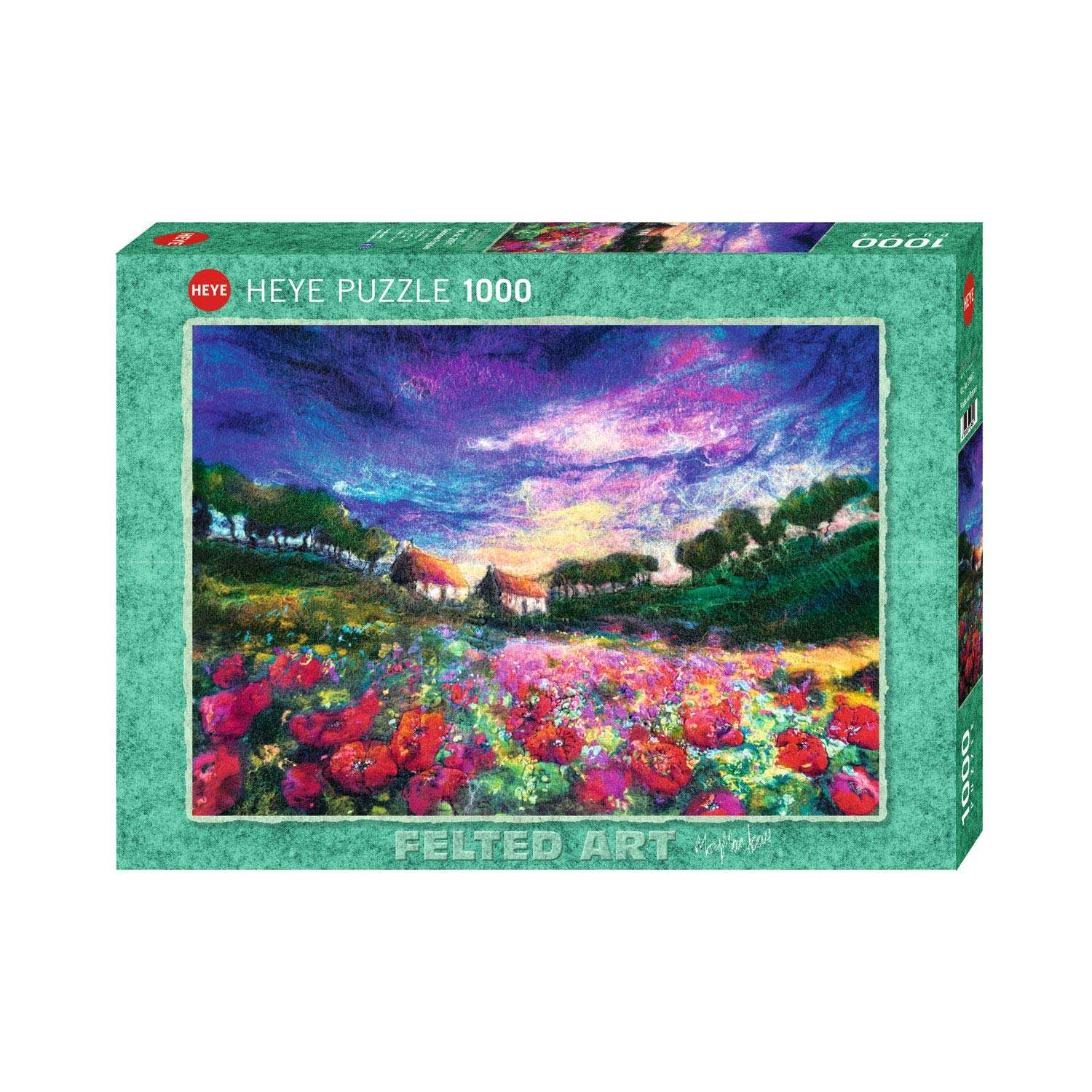 1000 Piece Puzzle Poppies At Sunset - Premium  from Toys - Just €17.99! Shop now at Maltashopper.com