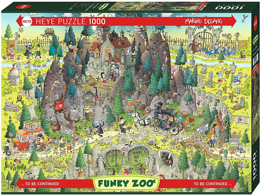 Toys 1000 Piece Puzzle - Funky Zoo: Transylvanian Habitat