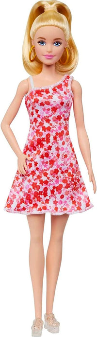 Barbie - Fashionistas: Doll with Blonde Hair and Pink and Red Flower Dress