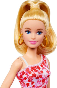 Barbie - Fashionistas: Doll with Blonde Hair and Pink and Red Flower Dress