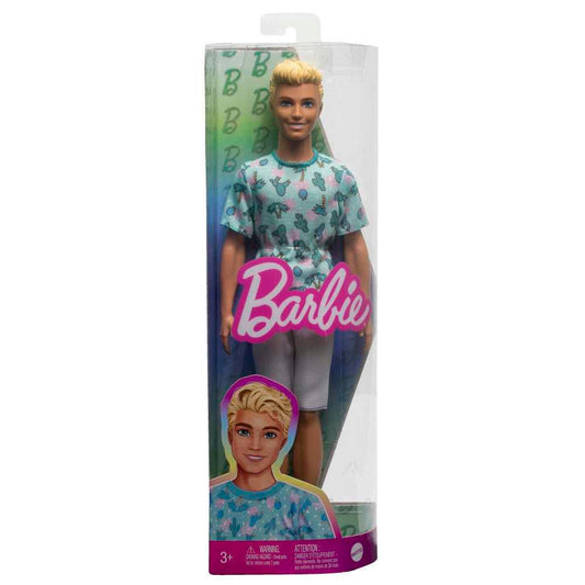 Ken Fashionistas Blonde Hair Green Look Fall