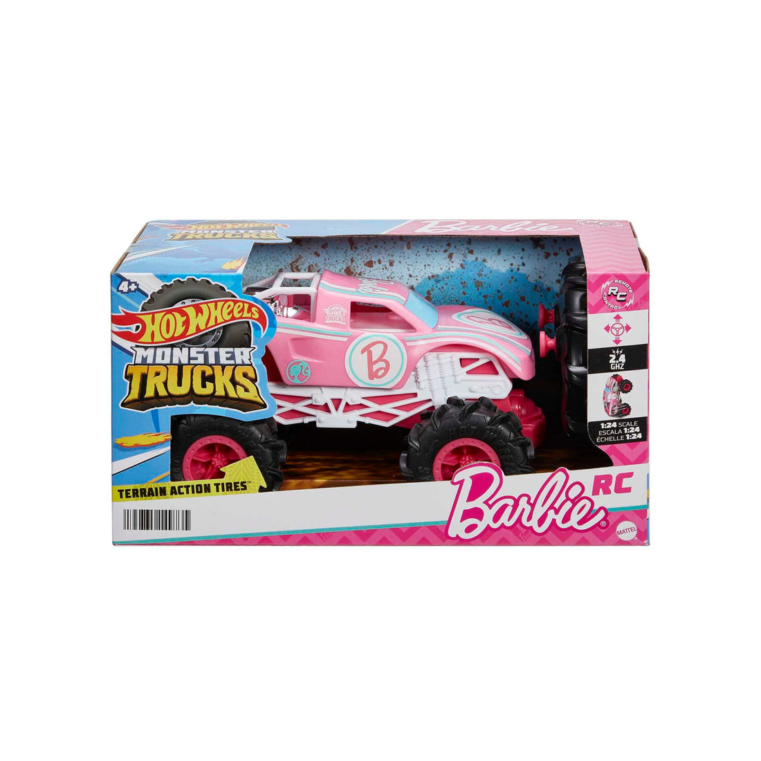 Barbie Monster Truck radiocomandato 1:24