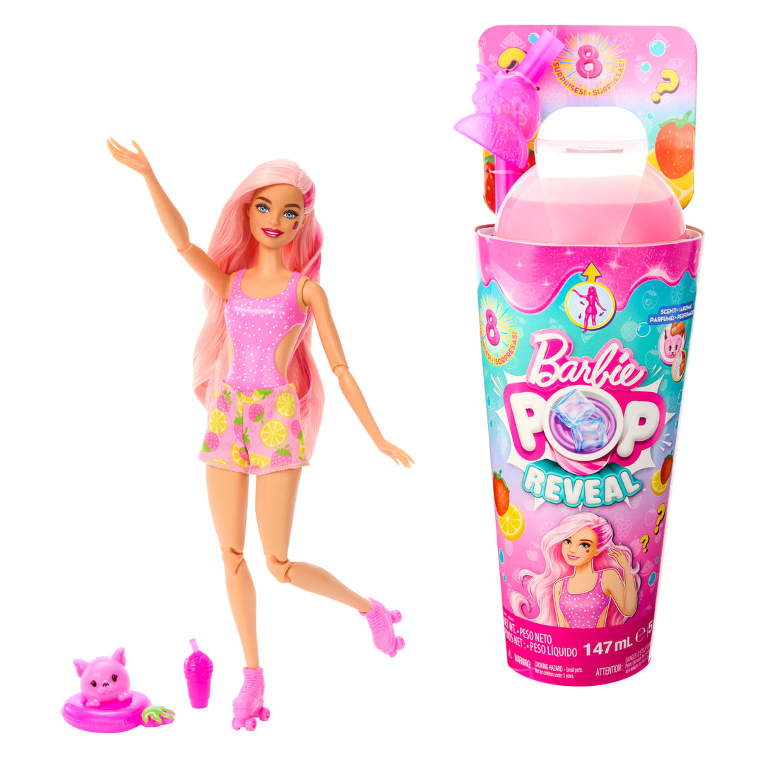 Barbie Pop Reveal - Fruit Series - Strawberry