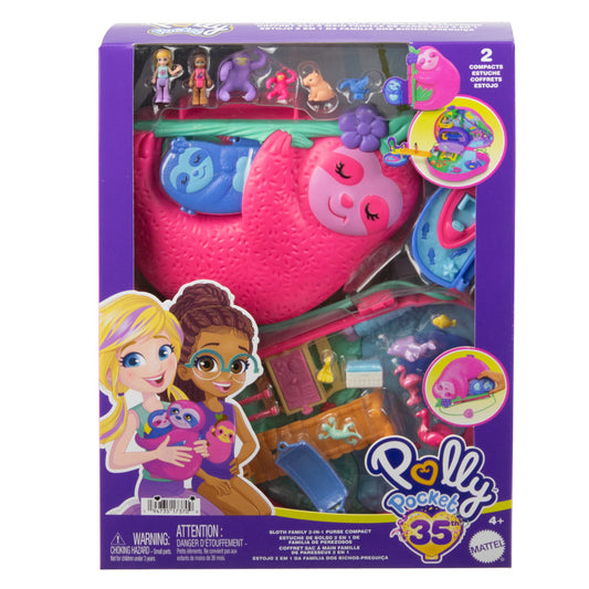 POLLY POCKET Sloth Family 2-in-1 P