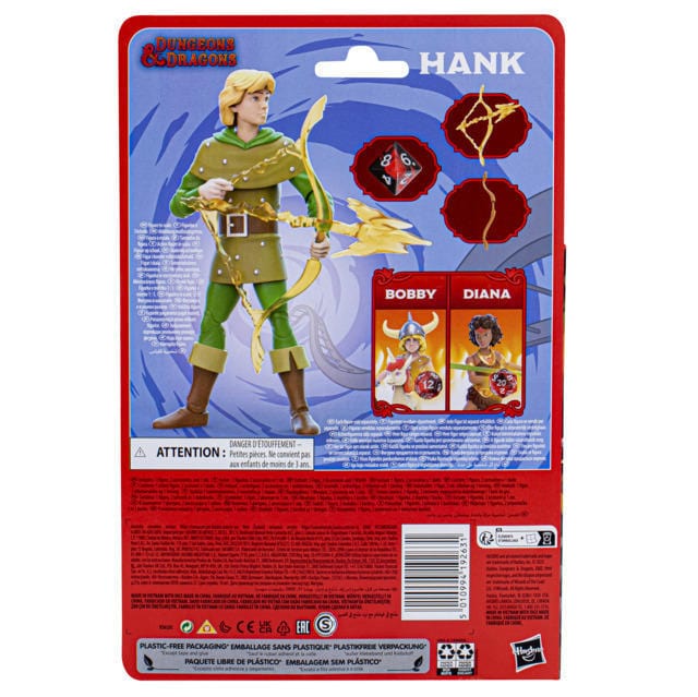 Toys Dungeons & Dragons Cartoon Classics, Hank